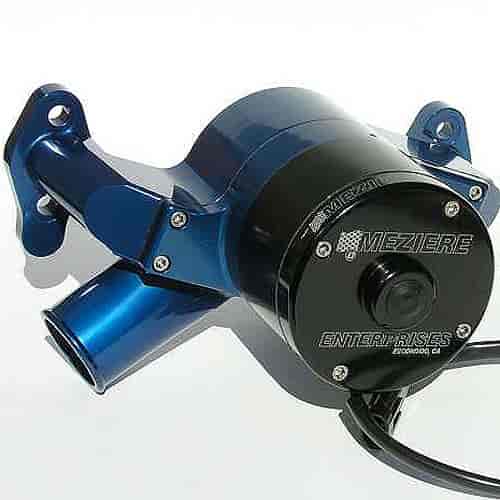 Meziere WP301BP: 300 Series Electric Water Pump w/Low Pressure Port Small Block Chevy