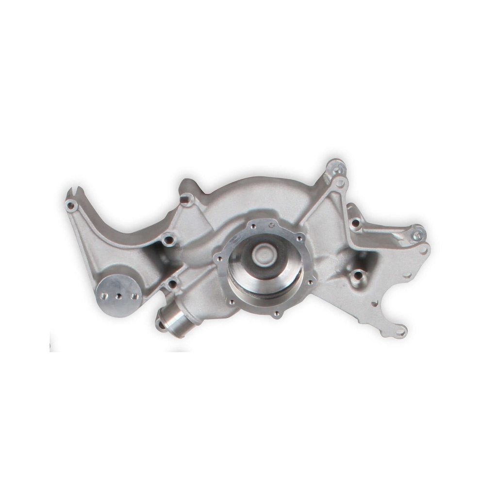 Holley 97-307: 97-307 Aluminum Cooling Manifold, BBC, Satin, Replacement Manifold for 20-242