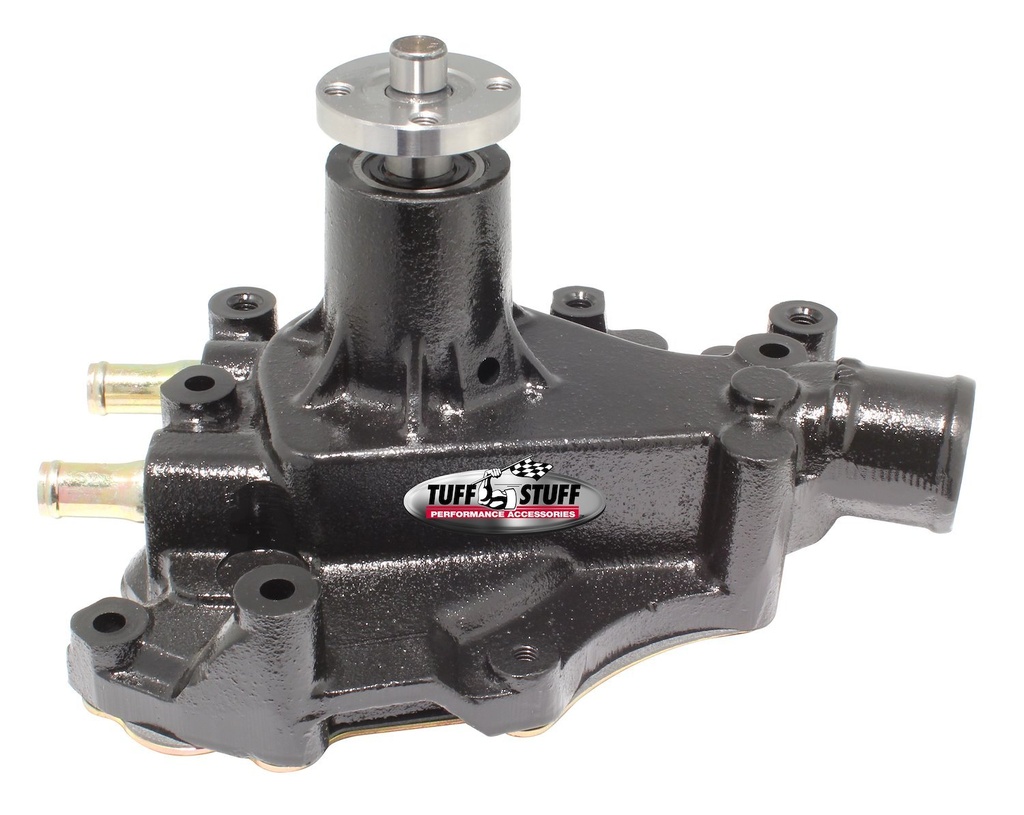 Tuff Stuff 1468C: SuperCool Water Pump Black Powder Coated 1970-78 Ford Windsor Small Block