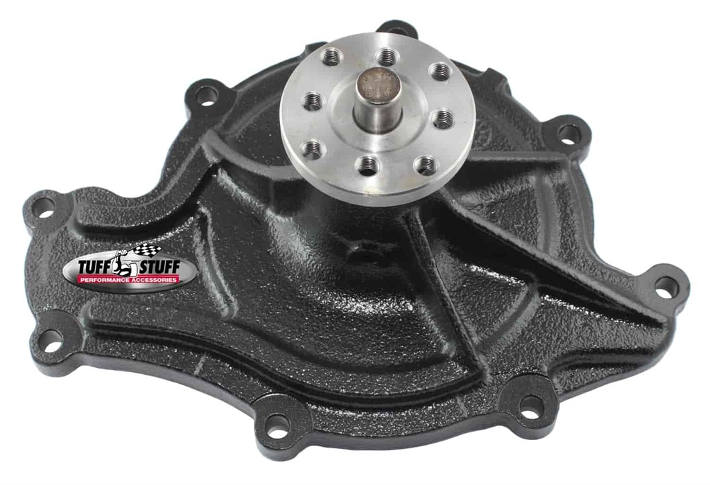 Tuff Stuff 1445NB: Standard Water Pump Black Powder Coated 1967-69 Pontiac 400 V8