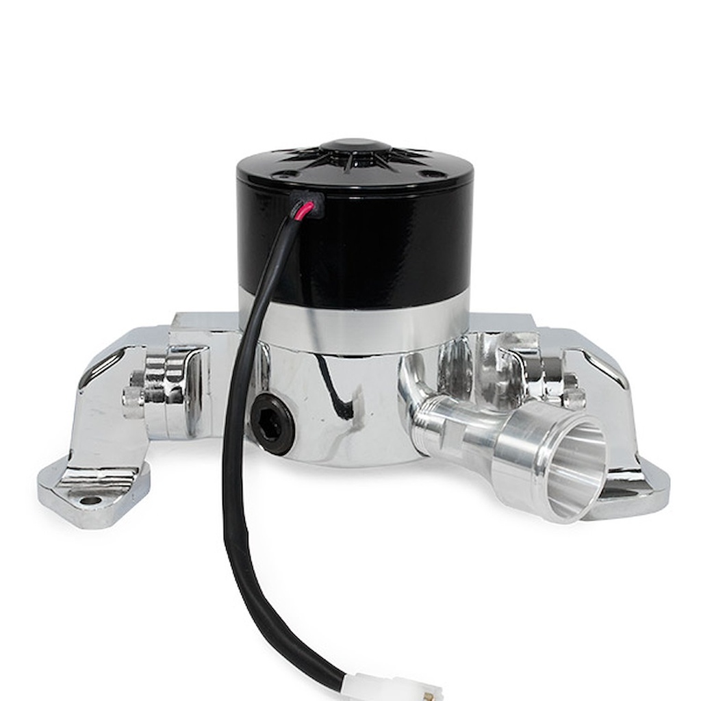 Top Street Performance HC8040C: HC8040C Electric Water Pump, Aluminum, Chrome, Ford Big Block (429, 460)
