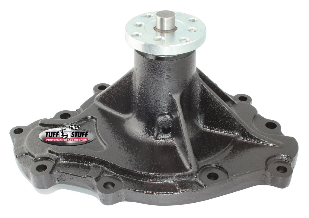 Tuff Stuff 1475NB: Standard Water Pump Black Powder Coated 1969-79 Pontiac 400/455