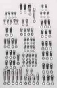 ARP 555-9502: Stainless Steel 12-Point Head Fastener Kit Ford 360-390-428 cid, FE series, big block