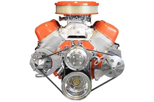 ICT Billet 551497: Billet Power Steering Pump Bracket for Big Block Chevy with Long Water Pump