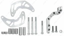 ICT Billet 551177LS0-2: Low Mount Alternator Bracket for GM LS Engines w/Camaro Crank Pulley Spacing and Electric or Remote Water Pump or Motor Plate