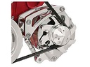 Billet Specialties FM0105PC: Billet Alum. Alternator Bracket Low mount for SB-Chevy with short water pump
