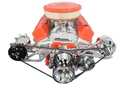 ICT Billet 551745: Alternator, Power Steering and A/C Compressor Bracket Kit Small Block Chevy with Long Water Pump