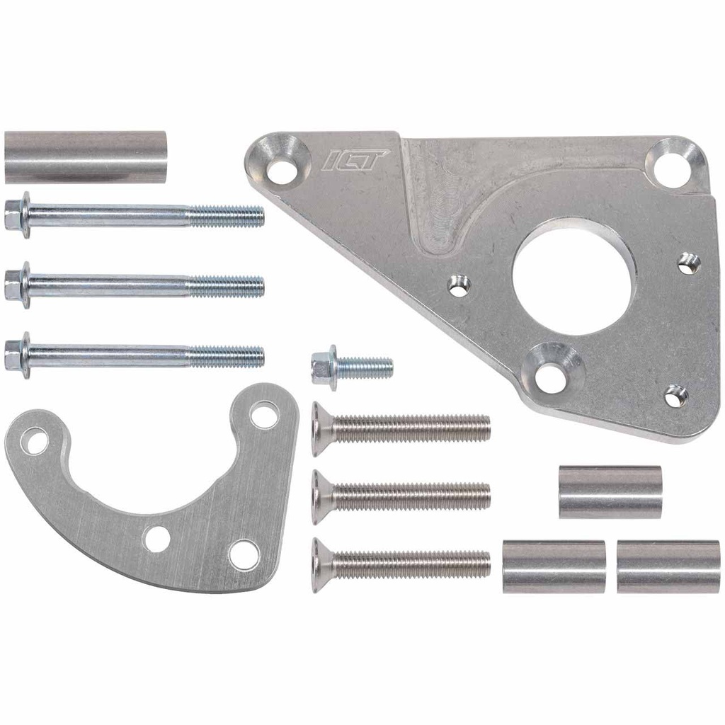 ICT Billet 551581-3: LS Turbo Power Steering Bracket Kit
