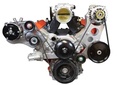 ICT Billet 551362-1: LS High Mount Alternator and Power Steering Pump Bracket Kit