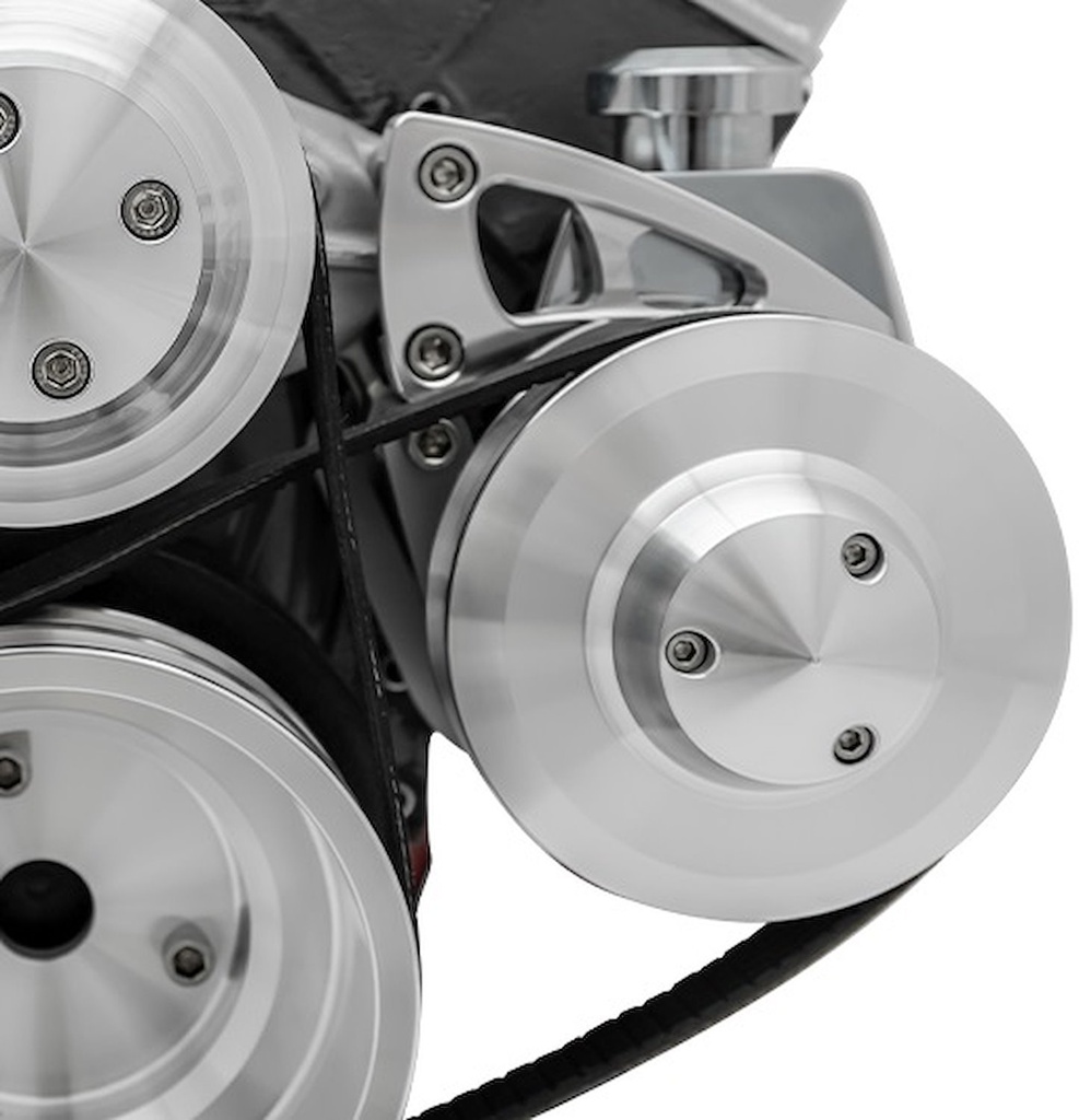 March Performance 20150: Power Steering Bracket Big Block Chevy (1966-78 Saginaw pump)