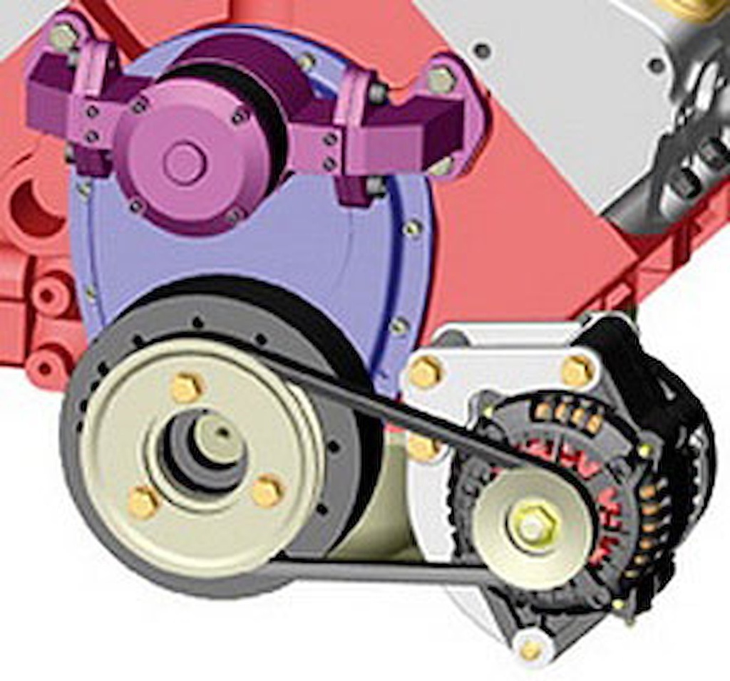 Powermaster 2885: Bracket - Polished low mount [SBC]