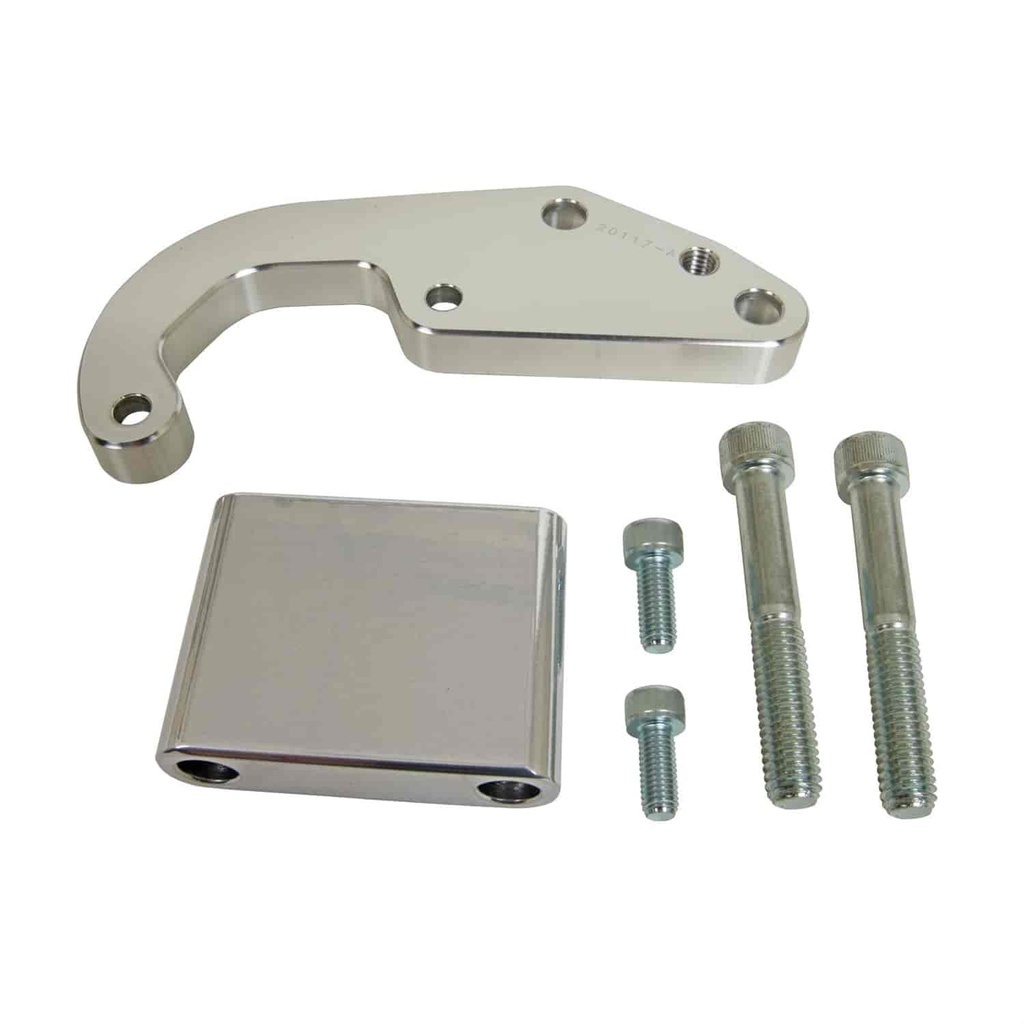 March Performance 20117: Power Steering Bracket GM Type 2 Remote Reservoir