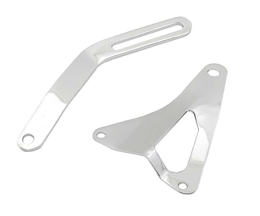 Mr Gasket 5185: Chrome Alternator Bracket 1965-69 Ford