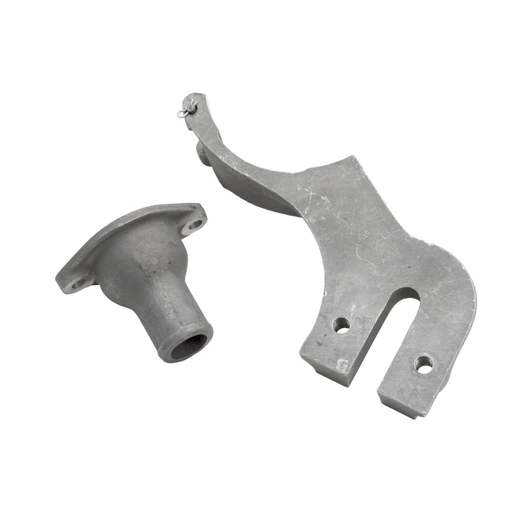 Edelbrock 1146: 1949-1953 Ford Flathead Generator Bracket and Water Neck Kit - Offset