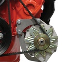 Vintage Air 15836-VCB: Steel-eez Low-Mount Alternator Bracket