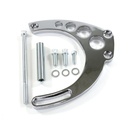 Top Street Performance JM9133C: JM9133C Alternator 10SI Bracket, Aluminum BBC Mid-Mount Long Water Pump, Chrome