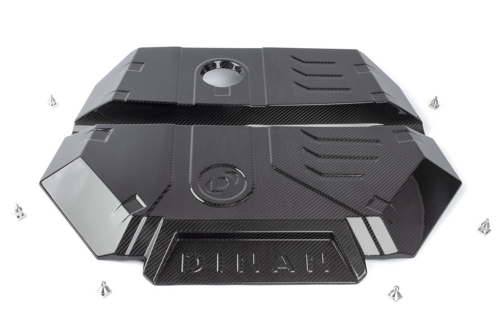 Dinan D590-0001: D590-0001 Carbon Fiber Engine Cover Fits Select BMW X3M, X4M [Gloss Finish]