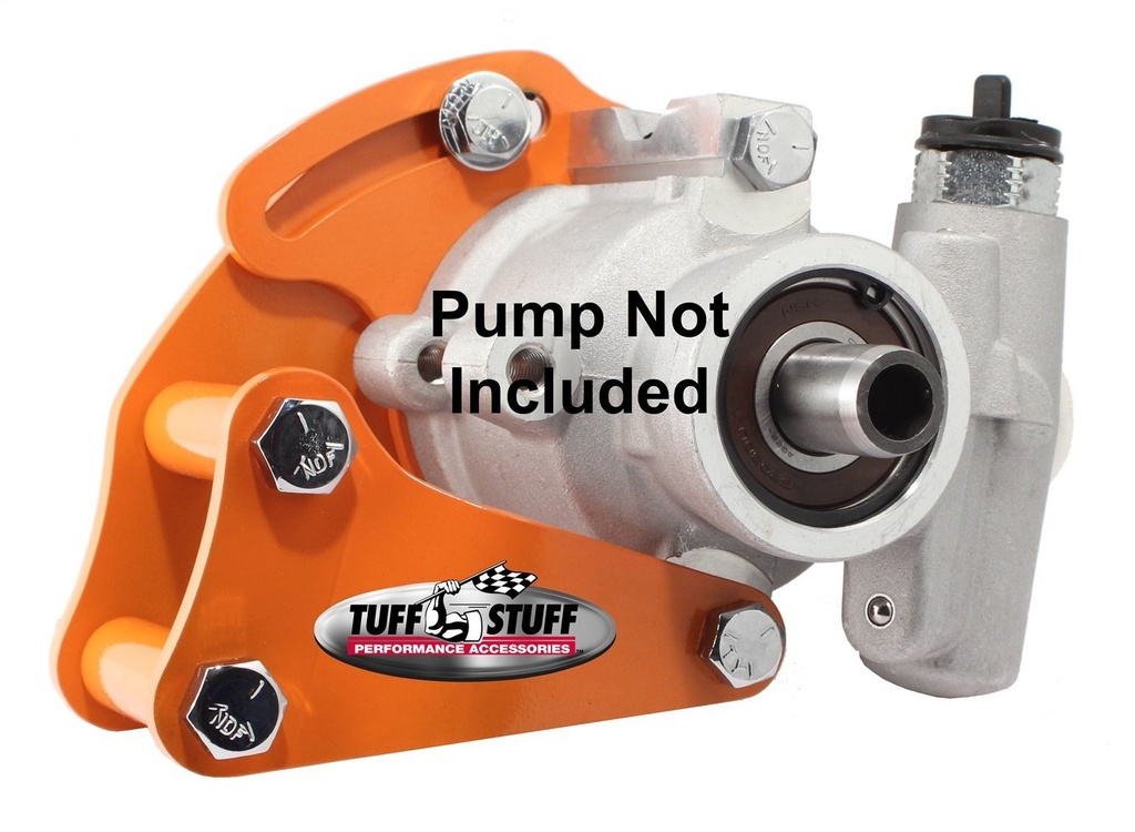 Tuff Stuff 6506BORANGE: Power Steering Pump Bracket Short Water Pump
