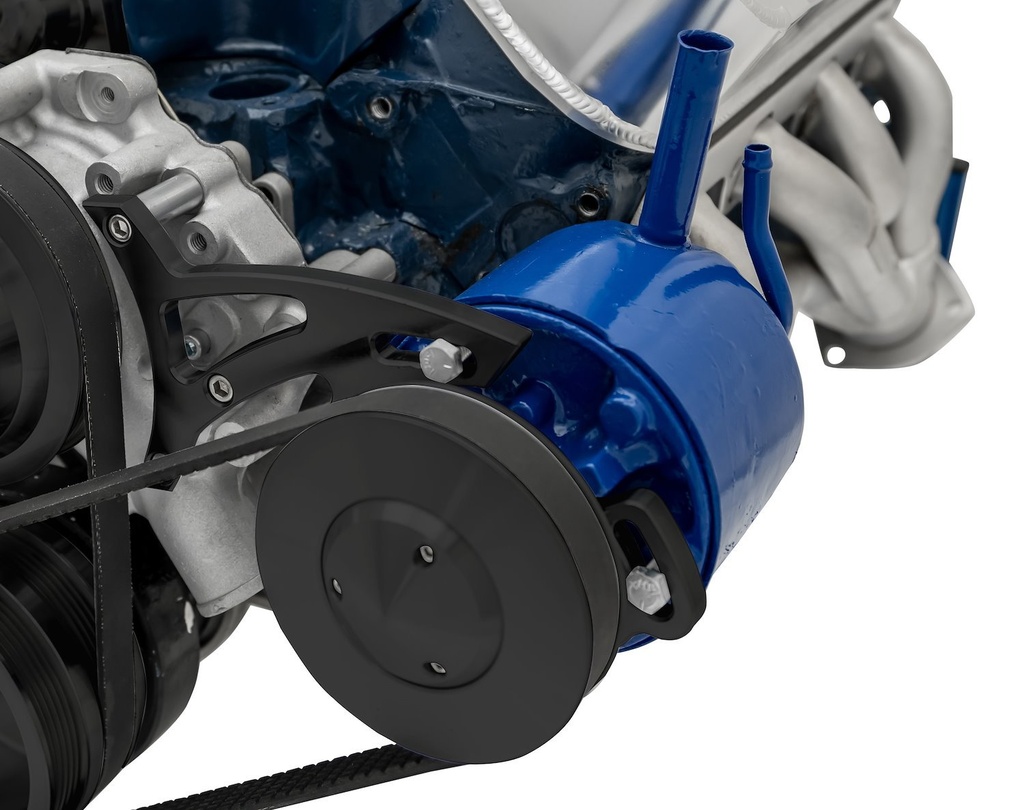 March Performance 30397-08: 30397-08 Small Block Ford Alternator Bracket - 351W - Late - Black