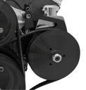 March Performance 20161-08: 20161-08 Small Block Chevy Deluxe Power Steering Bracket - LWP, Saginaw - Black