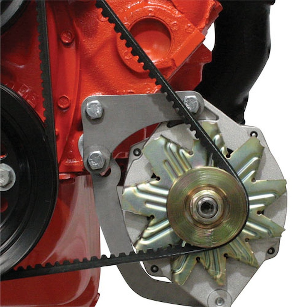 Vintage Air 15830-VCB: Steel-eez Low-Mount Alternator Bracket