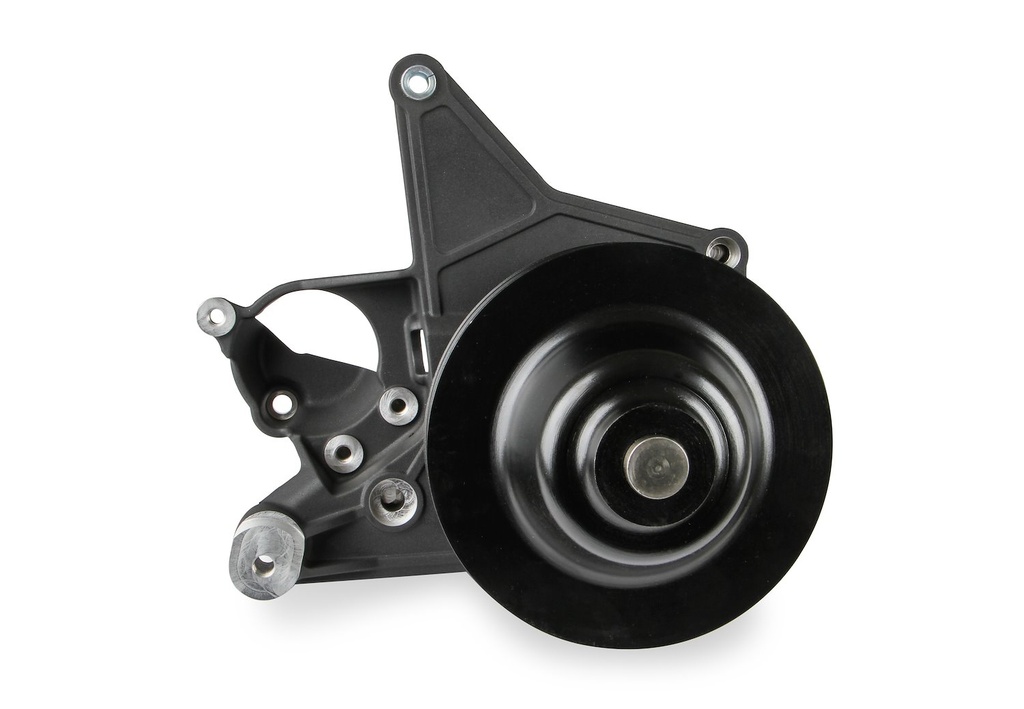 Holley 97-252BK: 97-252BK BRACKET KIT, P/S LT4-W LONG SPACER NATURAL-BLACK FINISH