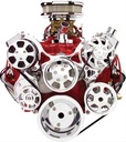 Billet Specialties 13220: SB-Chevy Tru Trac Serpentine Belt System with Power Steering, with A/C