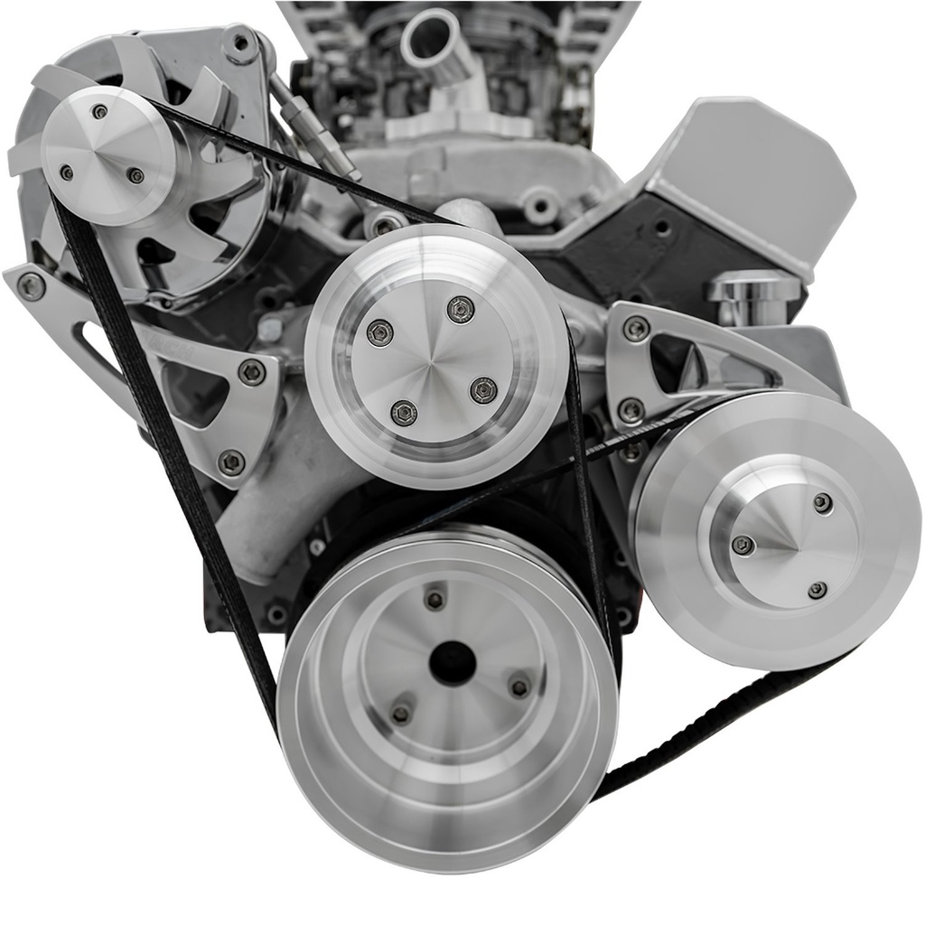 March Performance 23050: Ultra Series High Water Flow Pulley Kit Alternator & Saginaw Keyway Power Steering