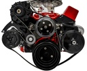 March Performance 21690-08: 21690-08 Small Block Chevy Black Sport Track Serpentine Conversion (AC/PS/ALT)