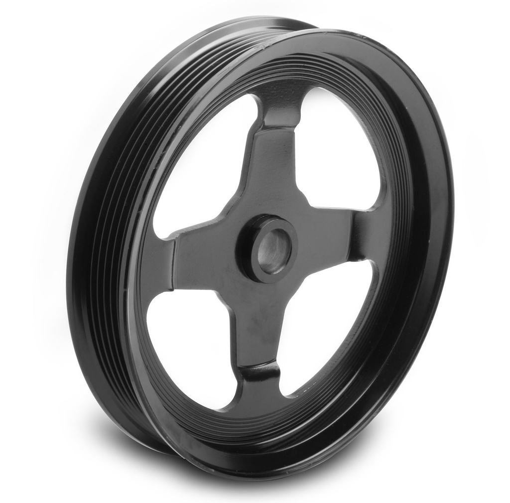 Holley 97-152: 97-152 Power Steering Pump Pulley 6.70" Grooved Pulley with 0.66" bore