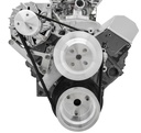 March Performance 22011-09: Standard Mount Serpentine Conversion Kit SB-Chevy - Long Water Pump