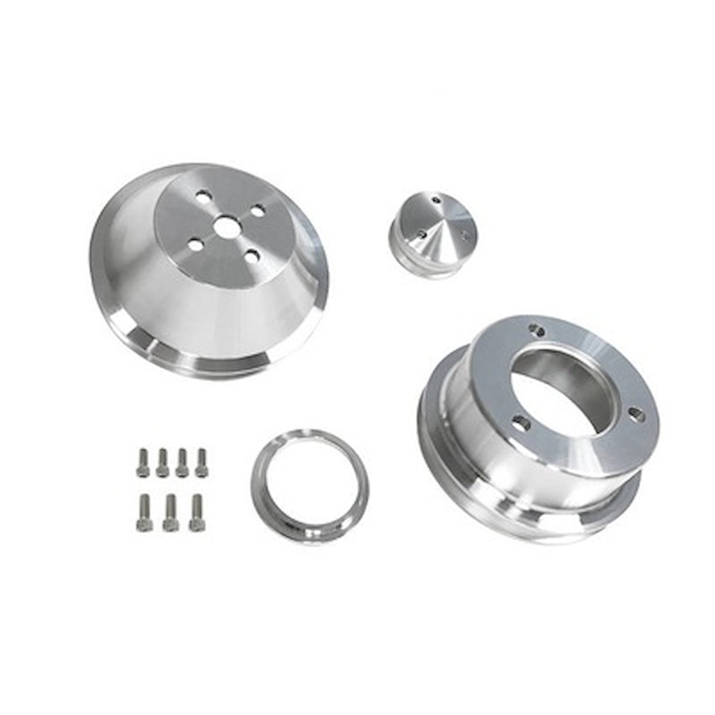 Scott Drake B-F101: B-F101 65-69 289-302 Billet Pulley Kit Single Groove