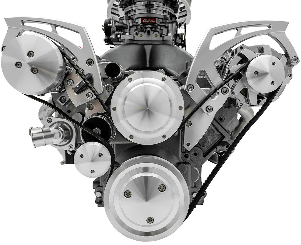 March Performance 20065: Style Track Pulley System Narrow Kit - Corvette Engine