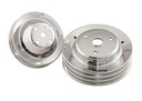 Mr Gasket 4963: Chrome Pulley Set 1969-85 Small Block Chevy