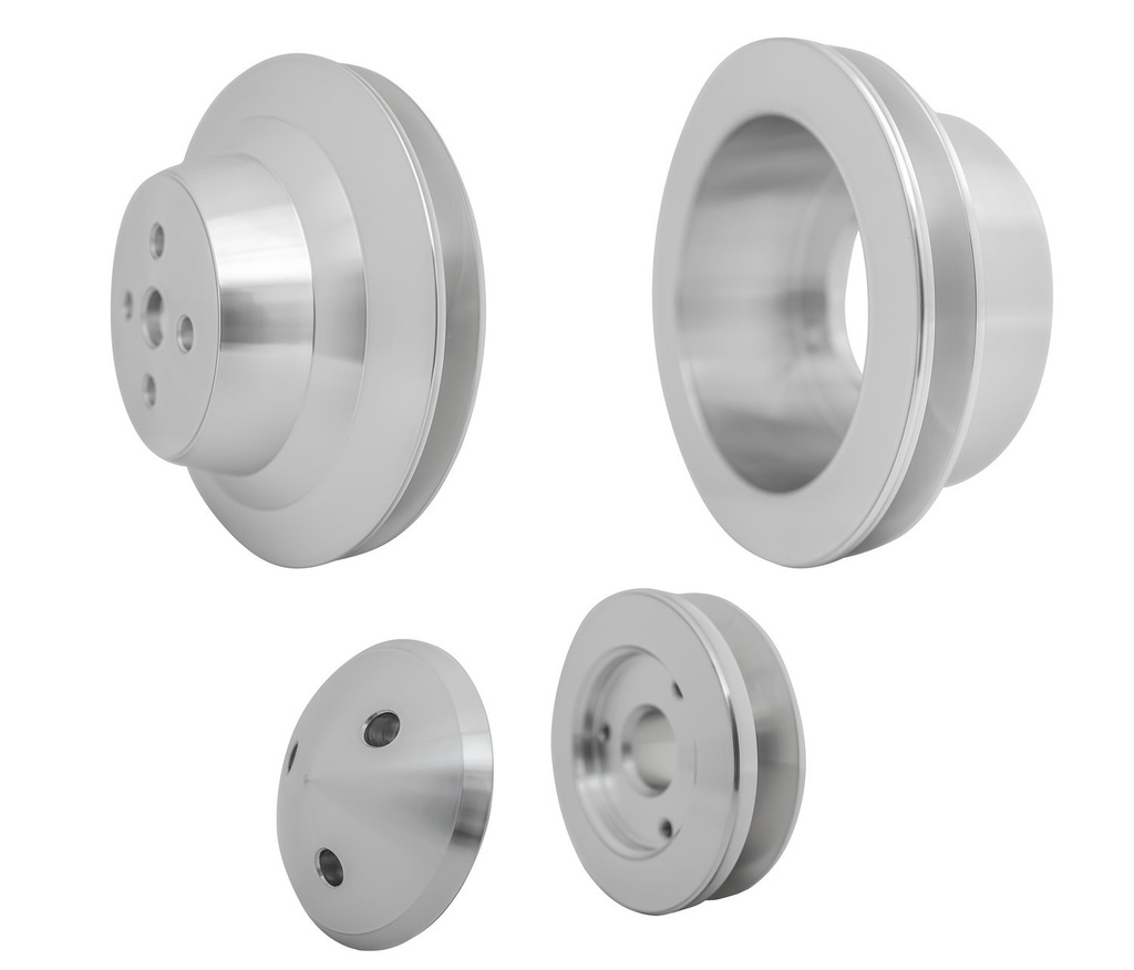 March Performance 1610: Performance Series V-Belt Pulley Kit 5-1/2", 1-Groove Crank Pulley