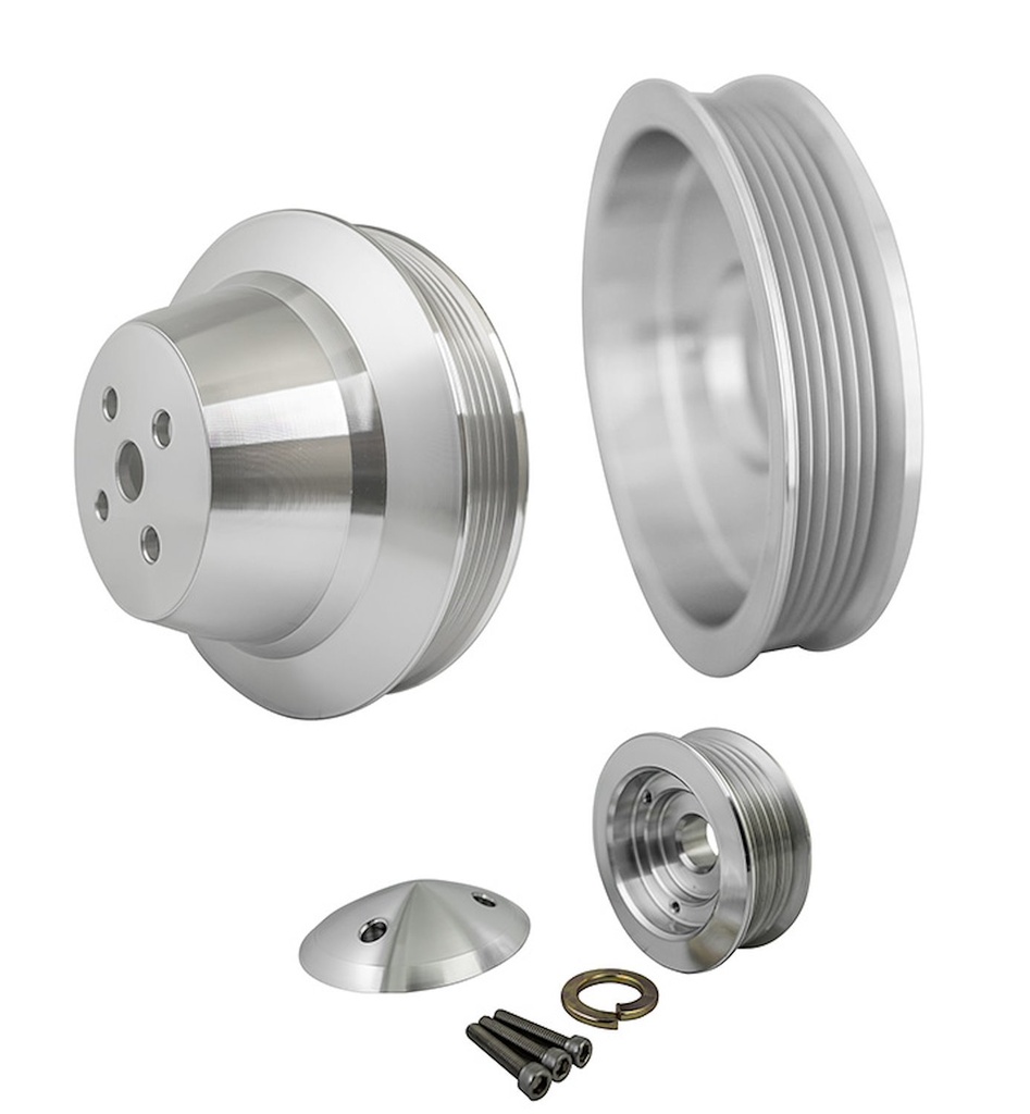 March Performance 7610: Serpentine Conversion Pulley Set - Performance Ratio Big Block Chevy