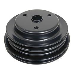 Auto Metal Direct W-036: Small Block Chevy Crankshaft Pully Fits Select 1969-1981 Chevrolet Models [Triple Groove, With A/C]