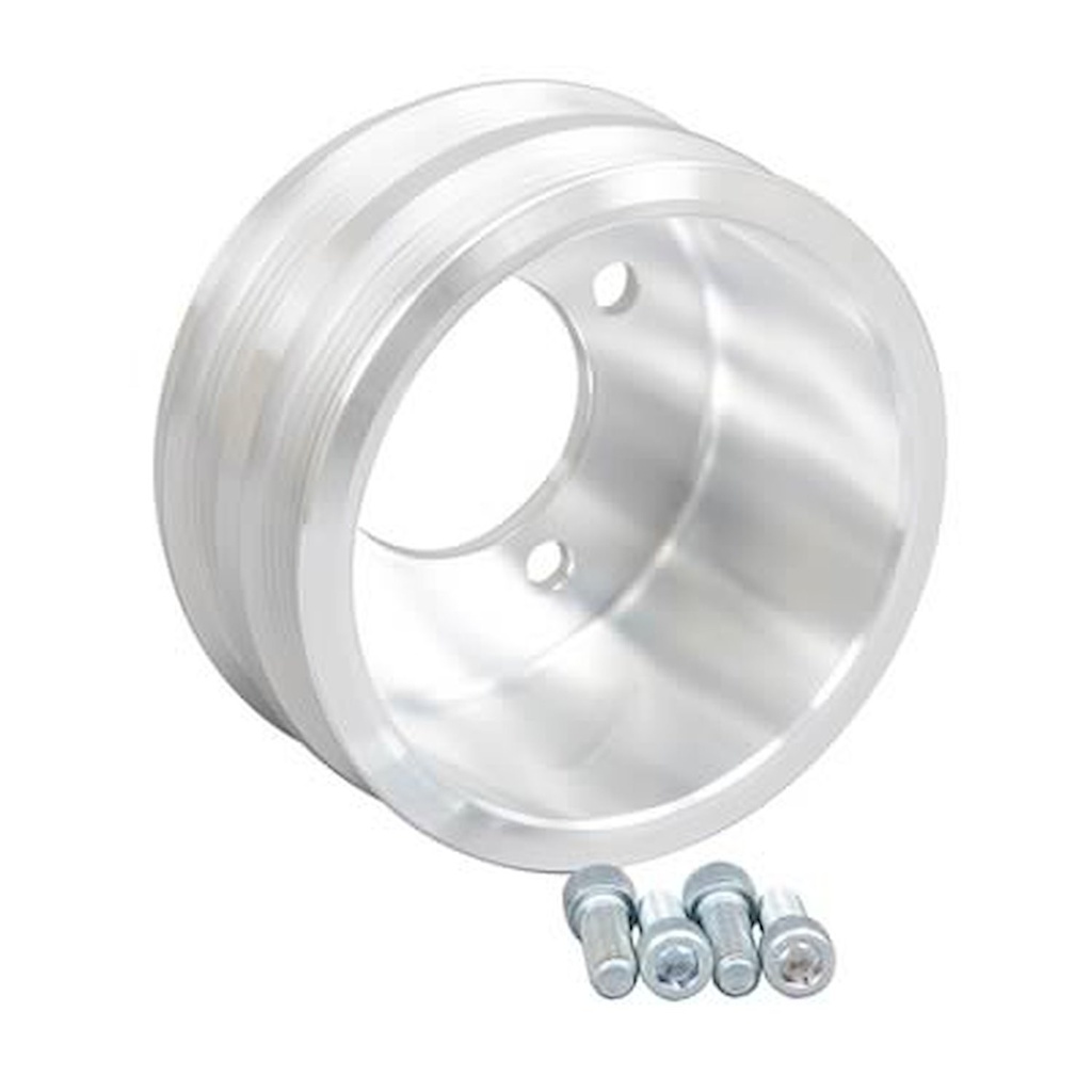March Performance 2033: 2033 Small Block Ford Serpentine Crankshaft Pulley - 6 Rib - 2V - 5.0L
