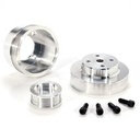 BBK Performance Parts 1553: 3-Piece Underdrive Pulley Kit 1986-96 Ford F-Series Truck 302-351