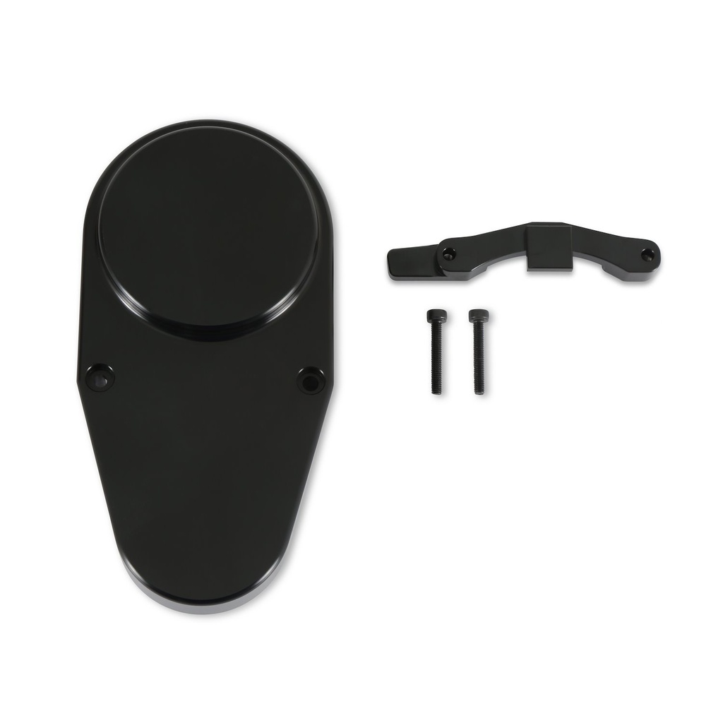 Holley 97-158: 97-158 Tensioner Cover for Holley Mid-Mount Accessory Drives (Black)