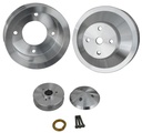 March Performance 13030: Pontiac V-Belt Pulley Kit - Performance Series 1969-Up Pontiac 350-400, 428, 455