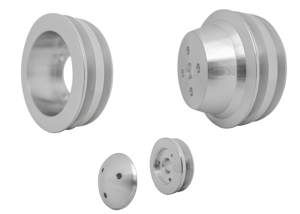 March Performance 1667: Performance Series V-Belt Pulley Kit 5-1/2", 2-Groove Crank Pulley