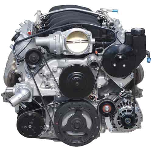 March Performance 19925-08: Narrow Mount Serpentine Kit GM LS Engine