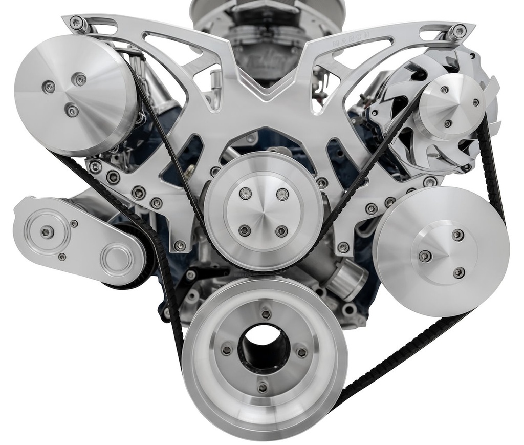 March Performance 30490: 30490 Small Block Ford All Inclusive Style Track Serpentine System (AC/PS/ALT)