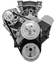 March Performance 22010: Standard Mount Serpentine Conversion Kit SB-Chevy - Long Water Pump