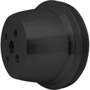 March Performance 1618-08: 1618-08 Small Block Ford Water Pump Pulley - Late - 5.25" - Black