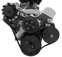 March Performance 22066-08: Standard Mount Serpentine Conversion Kit SB-Chevy - Long Water Pump