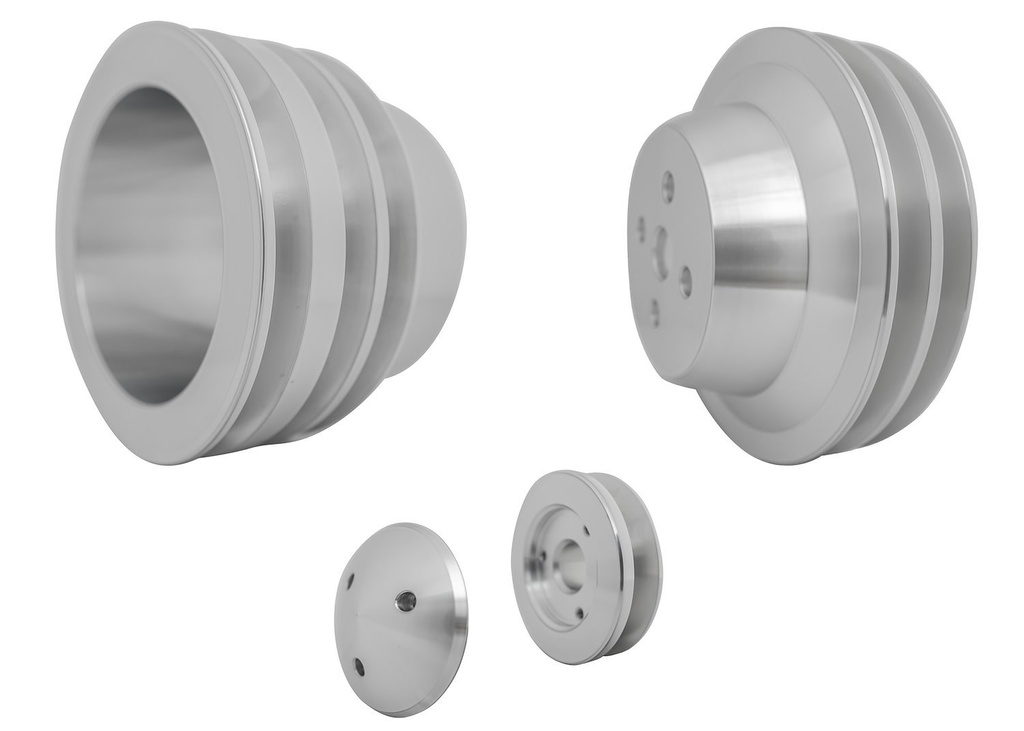 March Performance 1595: Performance Series V-Belt Pulley Kit 5-1/2", 3-Groove Crank Pulley