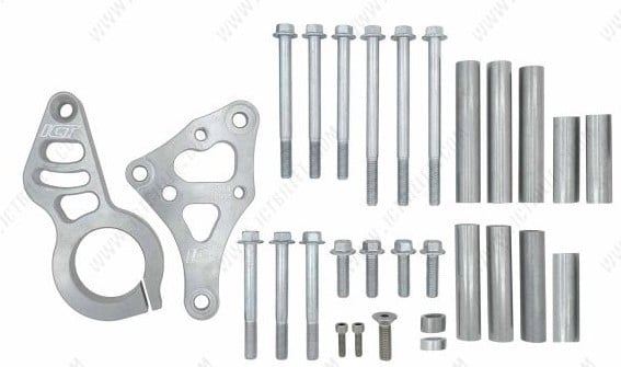 ICT Billet 551969-LSD1: Low Mount Left/Driver-Side Mechanical Fuel Pump Bracket for GM LS Engines