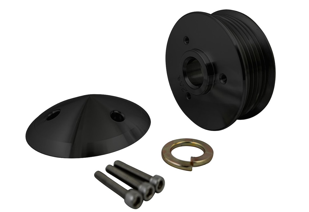 March Performance 206-08: Alternator Pulley with Cover GM/Ford